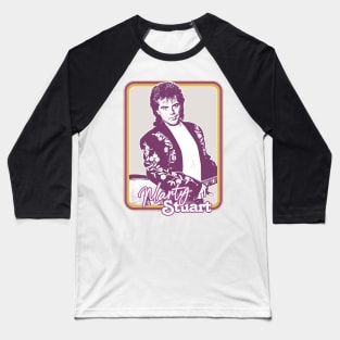 Marty Stuart /// Retro Country Fan Art Design Baseball T-Shirt